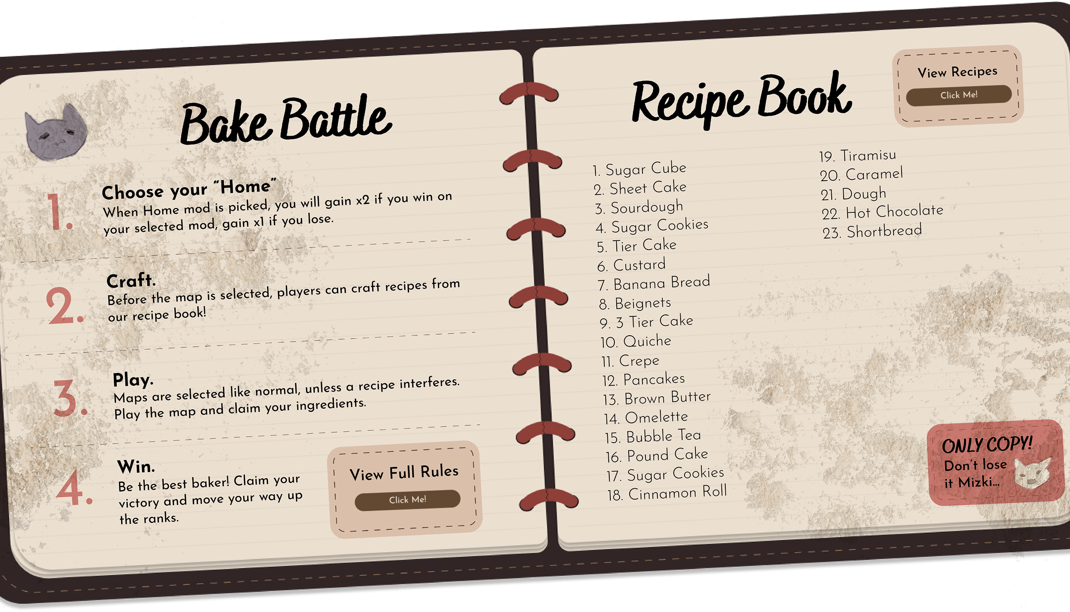 recipe book